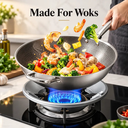 Gas Saver Burner Stand | Fire & Windproof Energy Saving | Buy 1 Get 1 Free🔥