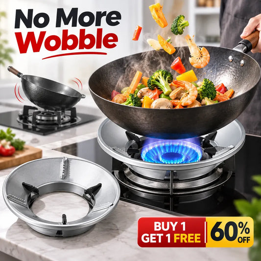 Gas Saver Burner Stand | Fire & Windproof Energy Saving | Buy 1 Get 1 Free🔥