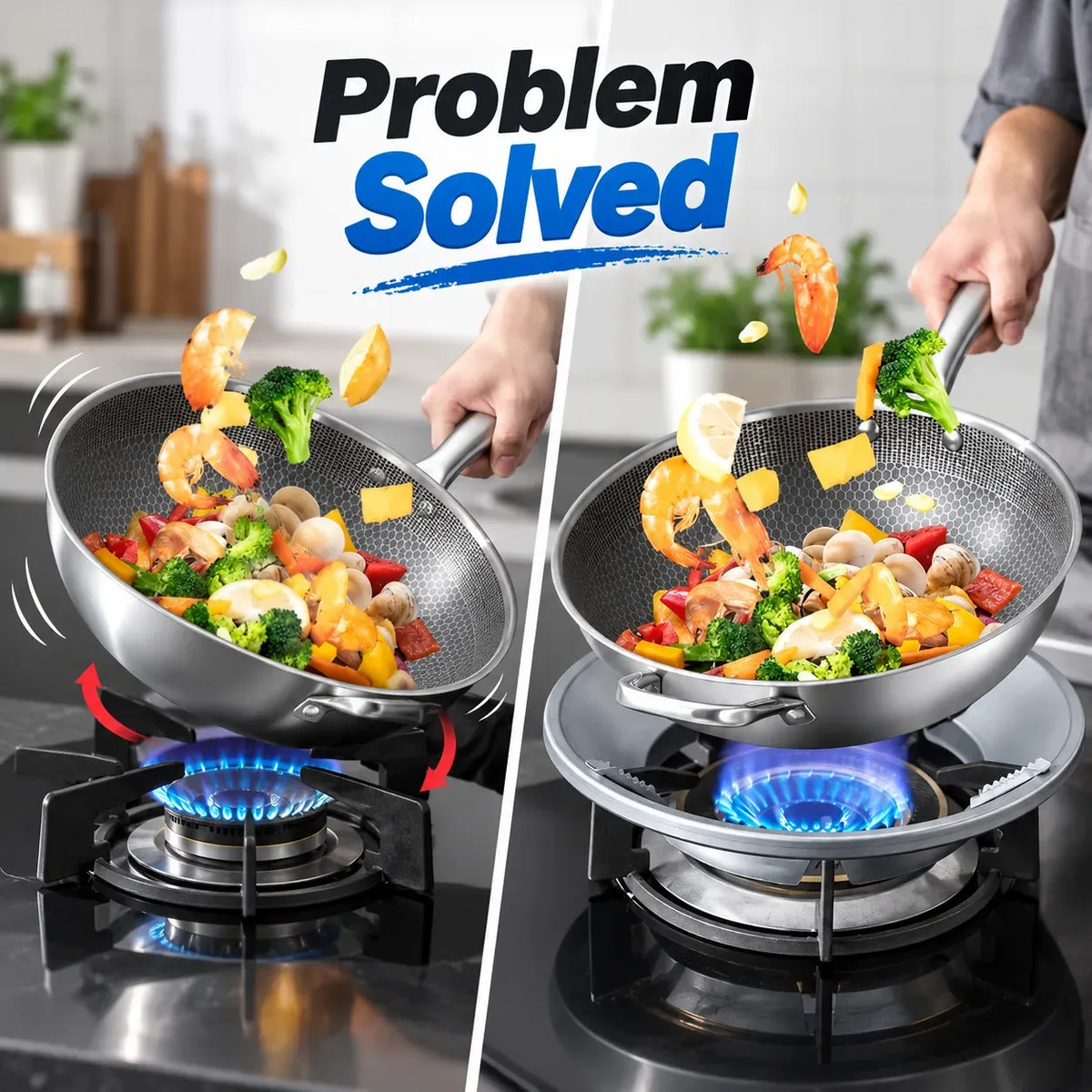 Gas Saver Burner Stand | Fire & Windproof Energy Saving | Buy 1 Get 1 Free🔥